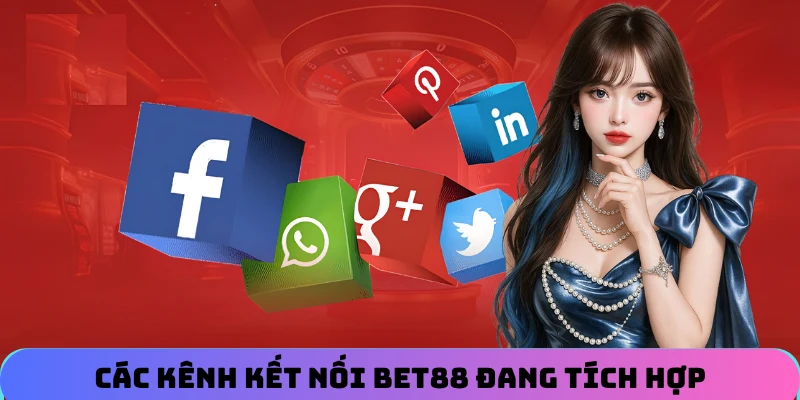 Các kênh kết nối nhà cái cá cược BET88 đang tích hợp